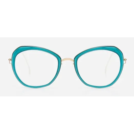 HMF TWIGGY-C418-Champagne-Turquoise-Clear
